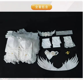 Anime HMS Janus Azur Lane cosplay costume Dress Socks Headwear Necklace Set Halloween Party Gorgeous Wedding Dress New Uniform