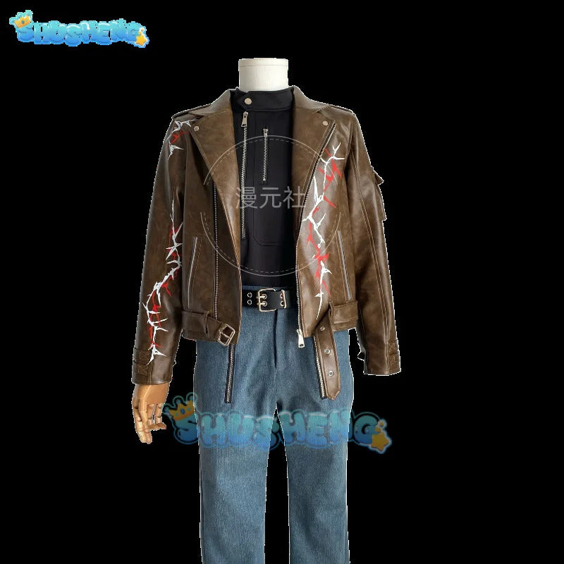 Love And Deepspace Sylus Cosplay Costume Uniform Hei Yao Judgment Coat Halloween Carnival Party for Men Shusheng