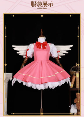Unisex Anime Cos Kinomoto Sakura Cosplay Costumes Halloween Christmas Party Sets Uniform Suits