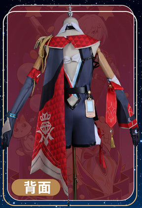 Topaz Cosplay Costume Honkai Star Rail Dress Headwear Full Set Outfits Carnival Party Gifts