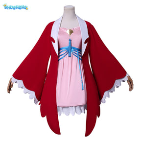 Little Dance Cosplay Anime Dou Luo Da Lu Soul Land Cosplay XiaoWu Sea God Island Top Cloak Prop Suit Cos for Women Girls Outfit