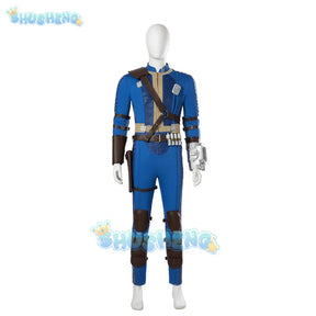 Fallout Season 1 Lucy MacLean cosplay jumpsuit 33 Cosplay Costume Lucy MacLean belt armor uniform arm props Halloween