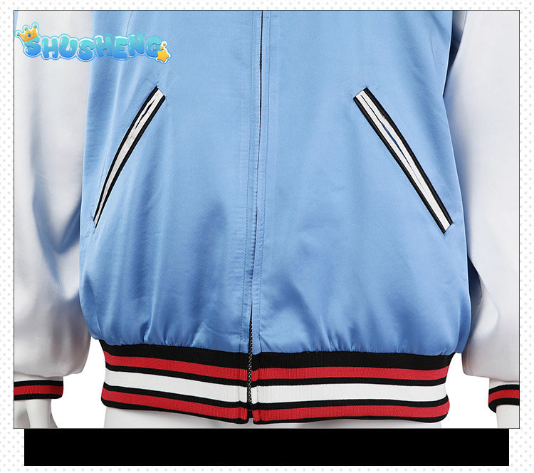 Blue Jordan Li Cosplay Coat Gen V Season 1 Cosplay Costume Halloween Comic Con Fancy Dress