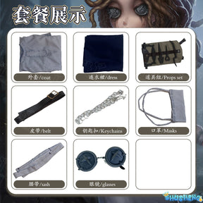 Game Identity V The Psychologist Cosplay Costume Game Cos The Psychologist Cosplay Ada Mesmer Costume and Cosplay
