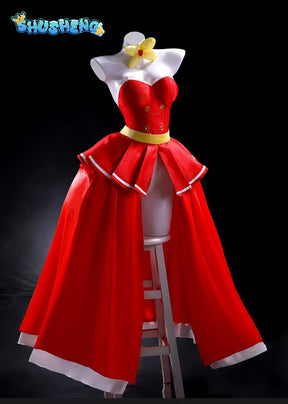 Anime Cosplay Series: Hazbin Hotel 2 -Charlie Morningstar Cosplay Red dress Costume full set Shushengcos high quality