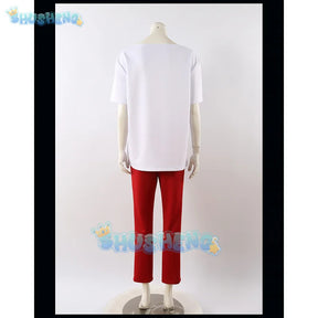 Anime Alien Stage Till Cosplay Costume Till Wig Till T-shirt Pants Women Men Party Halloween Carnival Roleplay Suit Shusheng