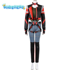 New Game Panam Palmer Punk Cosplay Costume Shirt Pants Coat Belts Boots To Choose Fancy Set Custom Made