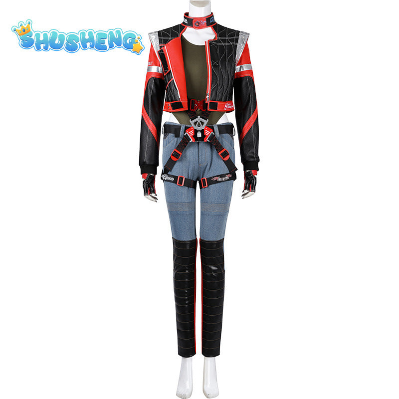 New Game Panam Palmer Punk Cosplay Costume Shirt Pants Coat Belts Boots To Choose Fancy Set Custom Made