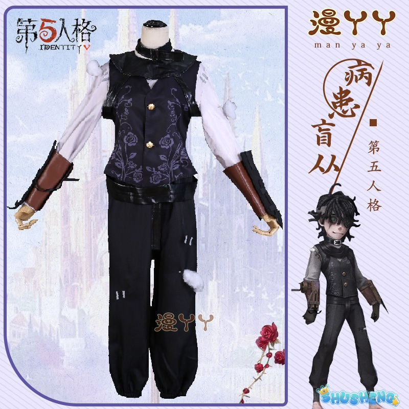 Identity V Patient Emil Cosplay Game Cosplay Costume Man Emil Uniform Halloween Play Role Comic Con Outfit Suit