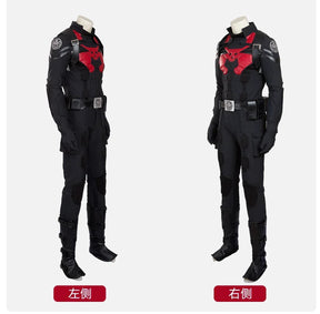 Superhero Captain Hydra Steven Rogers Cosplay Costume Headwear Shawl Pants Gloves Waist Wrap Halloween Men Fantasy Uniform