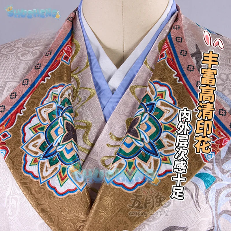 Love and Deepspace Xavier Cosplay Costume Pants Coat Pprop Embroidery Uniform Women Men Halloween Role Play Outfit Shusheng