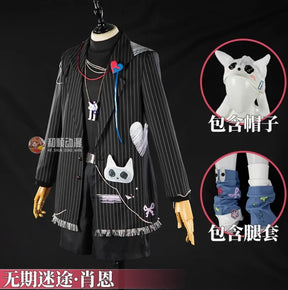 Game Path to Nowhere  MBCC-S-885 Sean Cosplay Costume Hat necklace belt jacket props wig set Halloween men women uniform
