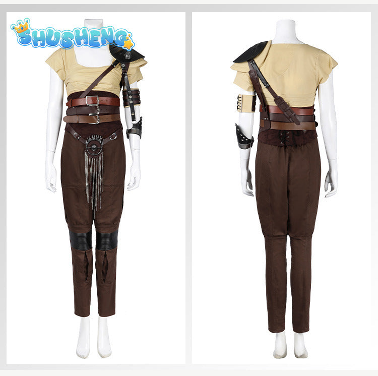 New Mad Max Saga Furiosa Cosplay Costume Female Imperator Furiosa Outfit Full Set and Individual Items Are Sold Custom Size