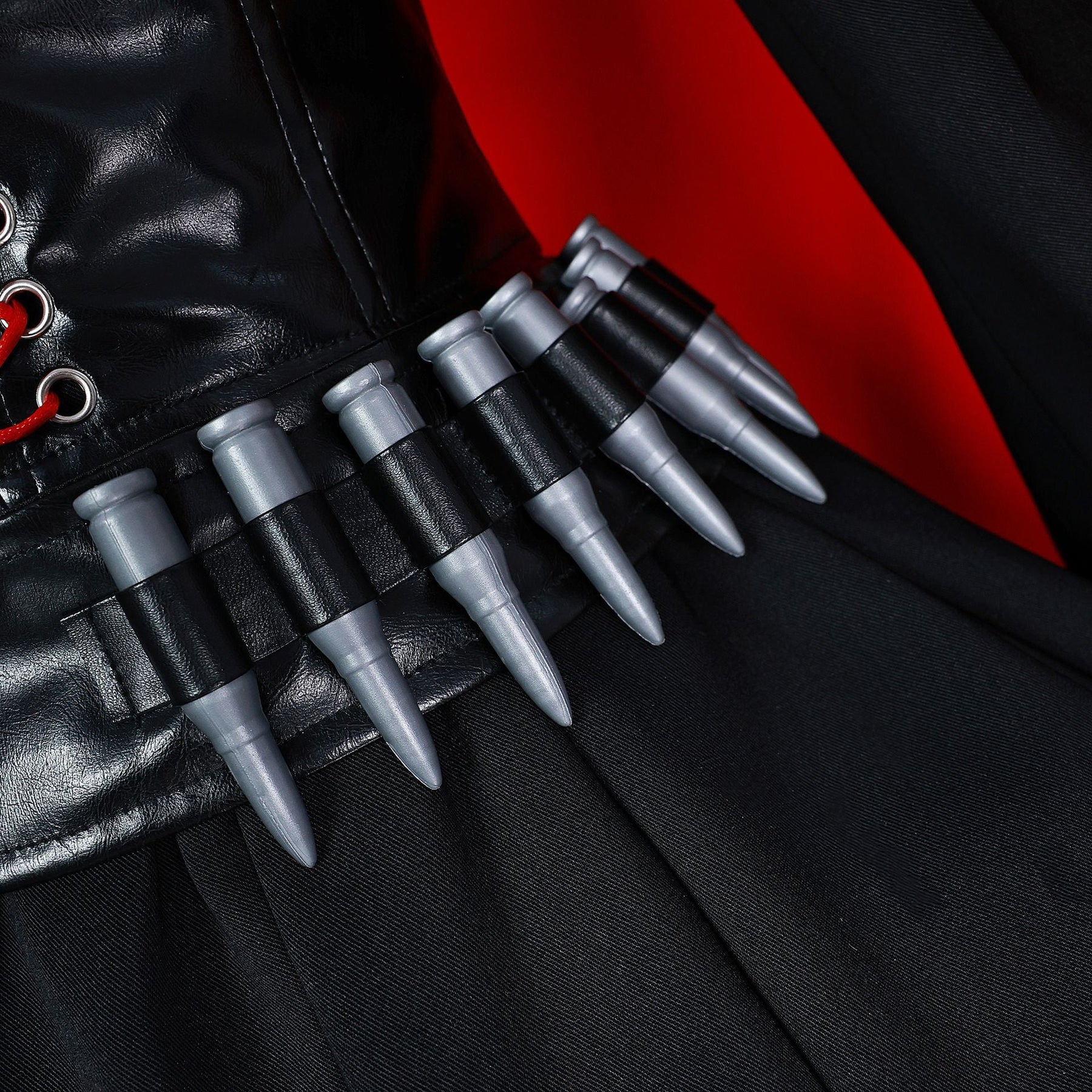 Anime RWBY Cosplay Ruby Rose Red Cape Battle Dress Rose Punk Belt Goth Black Red Lolita Y2K Uniform Halloween Party Customized