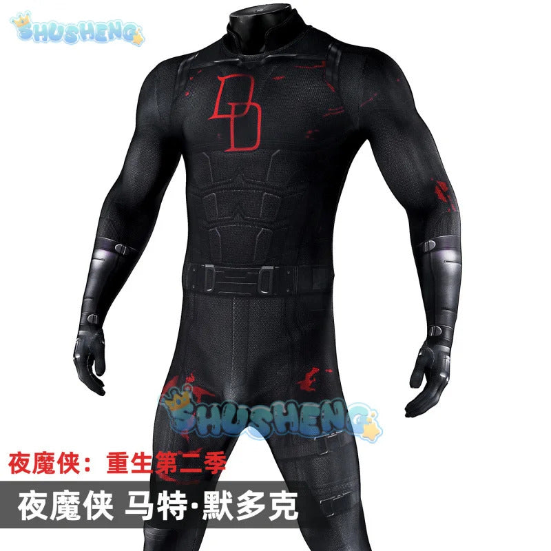 Daredevil: Born Again Season 2 Daredevil Matt Murdock Cosplay Costume Uniform Halloween Carnival Party Christmas Play Role