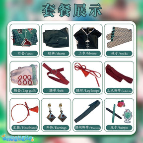 Hatsune Miku Cosplay Costume Chinese Style Dress Halloween Party Gorgeous Uniform Accessories Props Complete Set