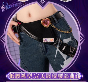 Game Juno OVERWATCH2 Cosplay OW Linkage Girl Goup Costume Halloween Party Sweet Women Uniform Props Accessories  Set