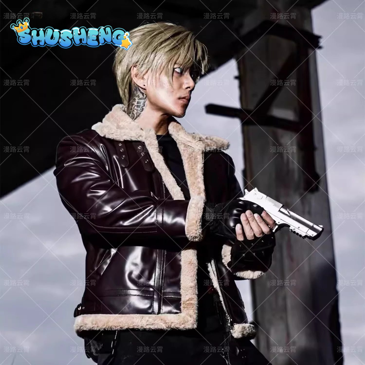 Resident Evil 4 (2023) Leon S. Kennedy Leather Jacket Cosplay High quality Costume XS-XXXL (Tailor-made) Shushengcos