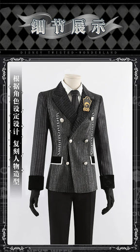 Twisted-Wonderland‌ Azul Ashengrotto Cosplay Costume Uniform Halloween Carnival Party Christmas Play Role Clothes Clothing