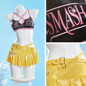 Shusheng-R Anime KPop Demon Hunters Mira Swimsuit Cosplay Costume S-XL