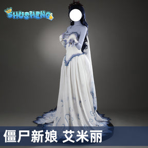 Diaguise Emily Cosplay Dress Woman Tim's Bride Victor's Wife Emily Long Dress Ghost Gothic Dress Halloween Costumes for Woman