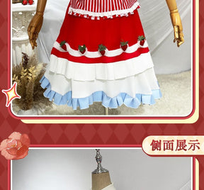 Identity V Grace Naiad Game Suit Sweet Lovely Maid Dress Cosplay Costume Halloween Party Role Play Outfit Women