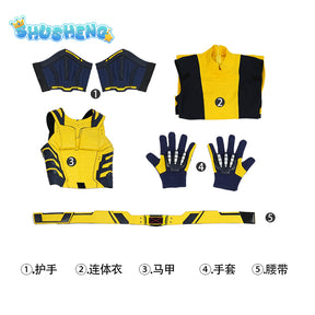 New Movie Wolverine Cosplay Costume Jumpsuit Vest Gloves Belt Wolf Steel Claw For Men Custom Made