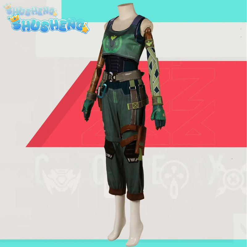 Skye Cosplay Costume Valorant Cos Game Anime Party Uniform Hallowen Play Role Clothes Clothing New Full Set