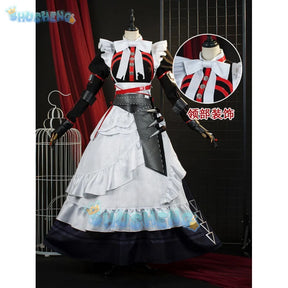 Alexandrina Sebastiane Rina Cosplay Costume Dress Zenless Zone Zero Maid Uniform Victoria Housekeeping Halloween Party Women