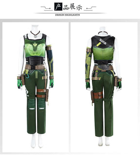 Shusheng Valorant Skye Cosplay Uniform Hallowen Carnival Play Role Clothes Clothing New Full Set for Women Men