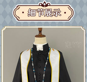 Anime VTuber Kanae nijisanji Uniform Any Size Cosplay Costume Priest Costume With Necklace