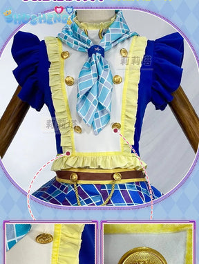 Kiriya Aoi shibuki ran Cosplay Anime Aikatsu！Costume Sweet Cute Lolita Dress  Accessories prop Halloween Party Women's Uniform