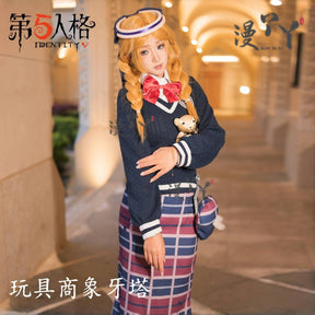 Game Identity V Toy Merchant Anne Lester Ivory Tower Cosplay Costume Dress Anime Clothes Halloween Women
