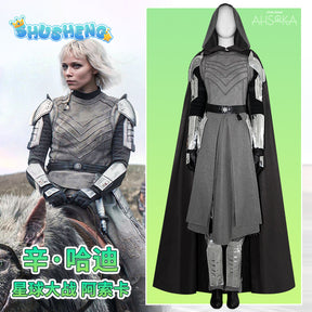 2023 TV Asoka Cosplay Fantasy Shin Cos Hati Costume Dress Female Superhero Disguise Adult Women Outfits Halloween Roleplay