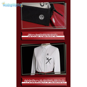 The Hundred Line -Last Defense Academy- Tsukumo Ima Cosplay Costume Shirt pants jacket belt set Halloween new men women uniform