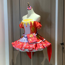 Shusheng-R Aikatsu! Hoshimiya Ichigo/Kiriya Aoi/shibuki ran Cosplay Costume For Halloween Christmas Carnival Role Play Lolita Dress