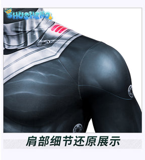 Aquaman Black Manta Cosplay Costume 3D Printed Superhero David Hyde Costume Spandex Suit Halloween Costume Bodysuit for Adult