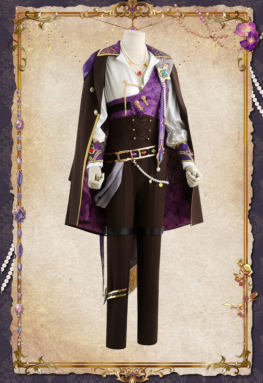 Shusheng-R Ensemble Stars Amagi Rinne/Kaoru Hakaze/Ibara Nanakusa/Leo Tsukinaga Cosplay Costume Full Set Uniform Role Play