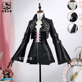Arknights Lemuen Cosplay Costume Wig Dress Jacket Uniform Outfit Leggings Festival Halloween Party Women Girls Role Play Props