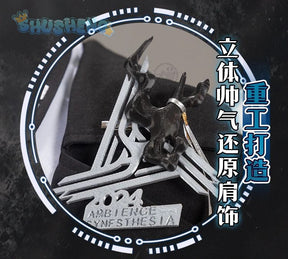 Game Arknights logos cosplay aefanyl costume fashionable handsome cloak ring gloves props set Halloween party Woman Man uniform