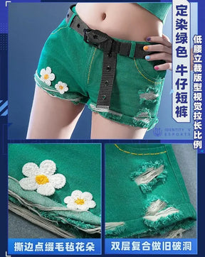Identity Ⅴ Cheerleader Cosplay Costume Lily Ballier OPH.LILY Uniform Halloween Carnival Party Christmas Play Role Clothing