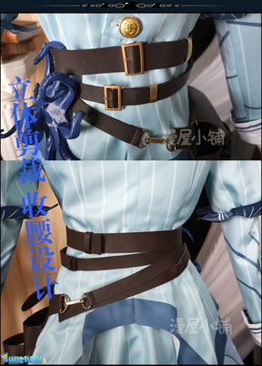 Game Identity V Emily Dyer Cosplay Hot Role Play Costume Doctor Anime High Quality Blue Dress for Women Comic Con Love Live Suit