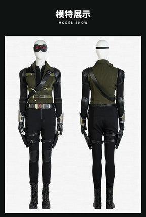 Thunderbolts Yelena Belova Black Widow Cosplay White Widow Costume Halloween Carnival Party Christmas Play Role Clothes Clothing