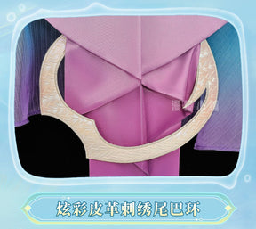 Honor of Kings Dolia Cosplay Wig 80cm Long New Heroine Mermaid Doria Blue Cosplay Anime Heat Resistant Synthetic Wigs