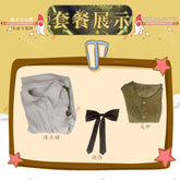 Anime Cardcaptor Sakura Card Captor Tomoyo Daidouji Cosplay Costume Brown Princess Long Dress Woman Cute Daily Leisure Suit