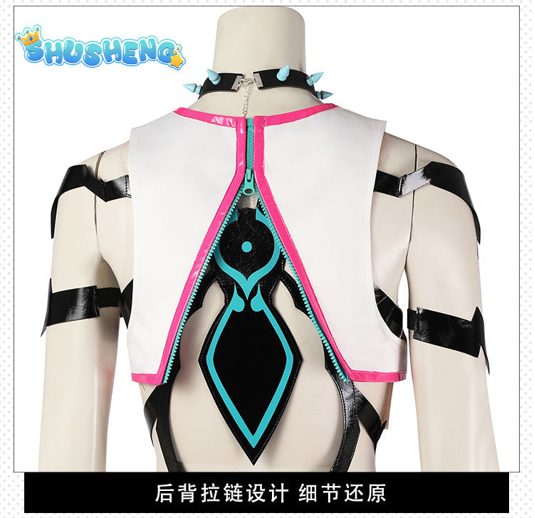 Games Anime New Street Fighter Cos Costumes Han Juri Cosplay Character Uniform Performance Clothes Halloween Carnival Cost