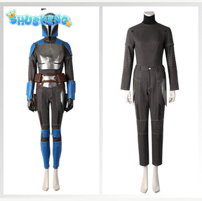 Bo Katan Kryze Cosplay Costume Women Jumpsuit Bodysuit One-piece Clothing Fantasia Women Halloween Party Roleplay Disguise Suit