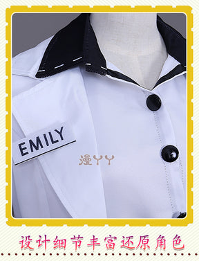 Identity V Emily Dyer Cosplay Costume For Halloween Christmas Festival Survivor Doctor Lydia Con Cloth Wig