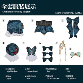 Gardener From Identity V Emma Woods Cosplay Costume Gardener Emma Woods Specimen Gallery Dress women halloween Costumes
