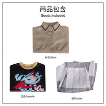 Game Persona 5: The Phantom X Motoha Arai Cosplay Costume Hoodies Plaid Skirt Leisure Time Uniform Wig Woman Sexy Party Suit
